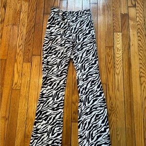 Motel Rocks Zebra Animal Print Pants